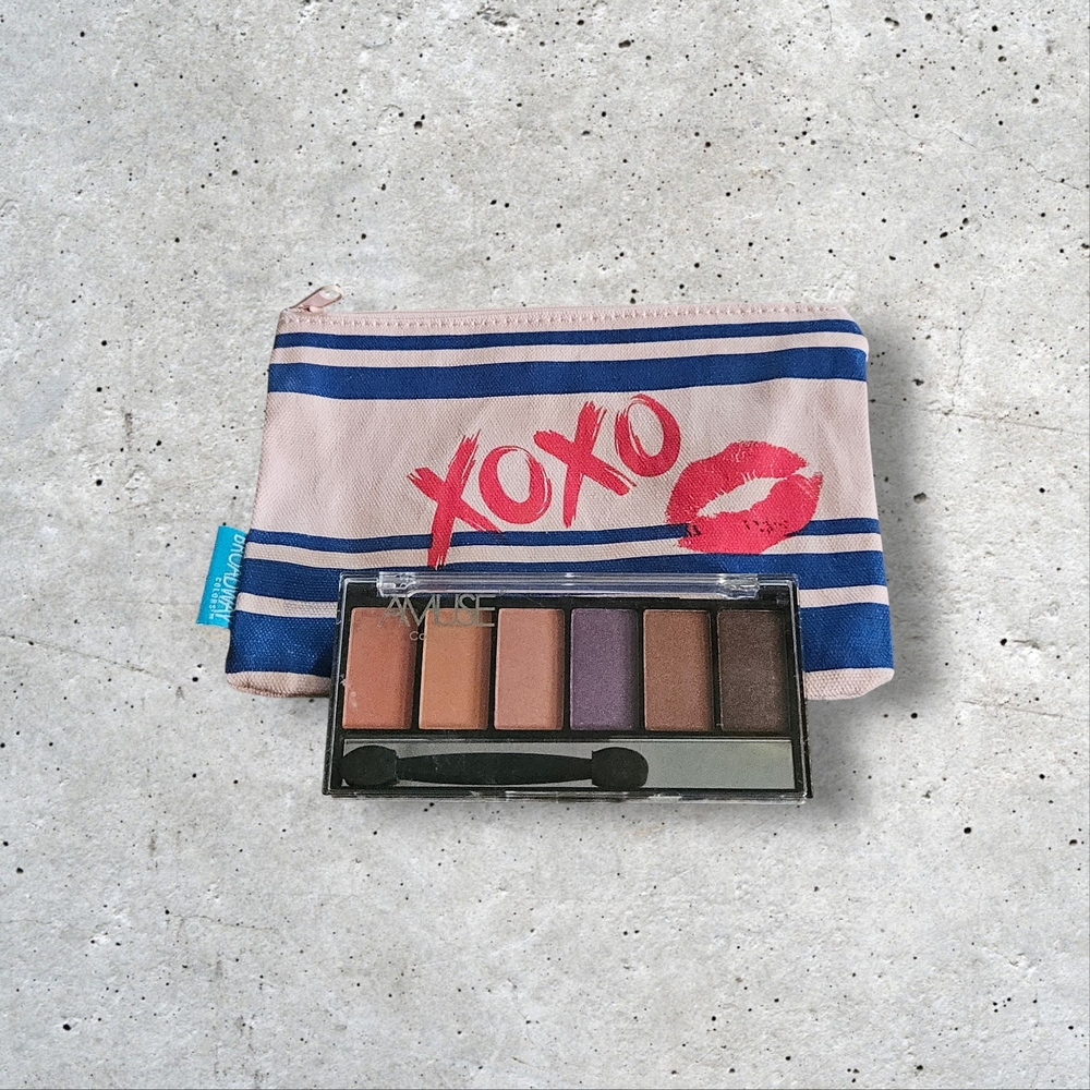 BRAND NEW Amuse Eyeshadow & Makeup Bag Starter Kit, Neutral Color Palette